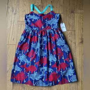 NEW Classic Prep Cheney Dress in Fishy Fishy Print size 14